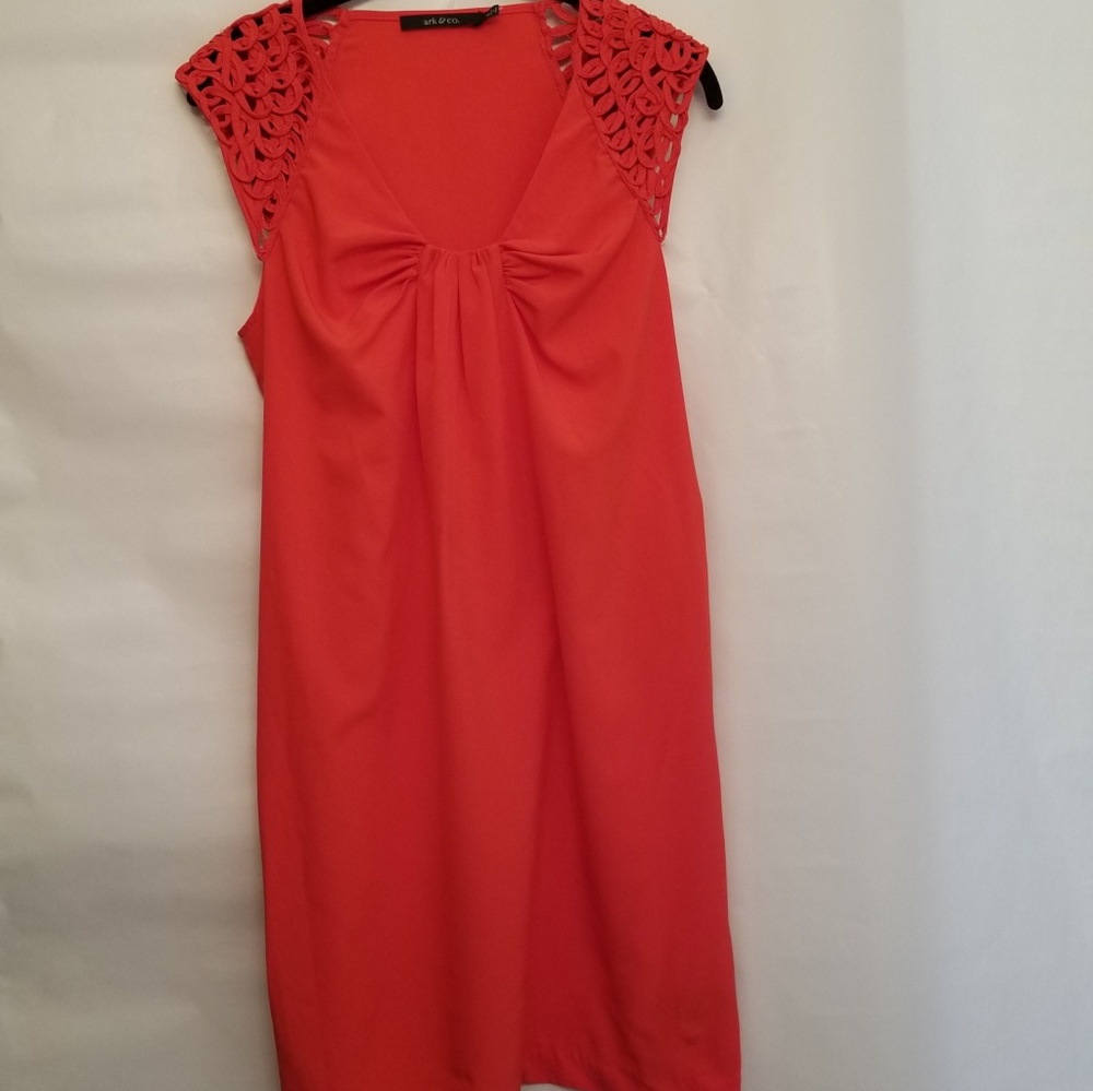 Ark & Co Red Sleeveless Dress in a size Small